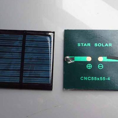 4V 60mA Solar Panel 55x55mm