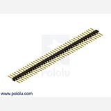 0.100 (2.54 mm) Breakaway Male Header: 1x40-Pin, Straight, Double-Sided - Image 1