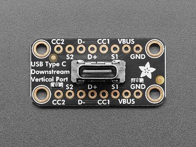 Adafruit USB Type C Vertical Breakout - Downstream Connection