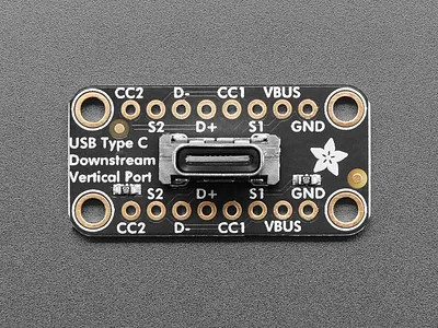 Adafruit USB Type C Vertical Breakout - Downstream Connection