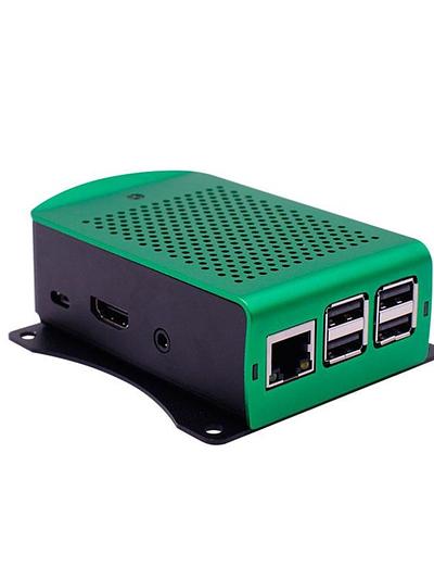 Raspberry Pi 3B+ Green aluminum case