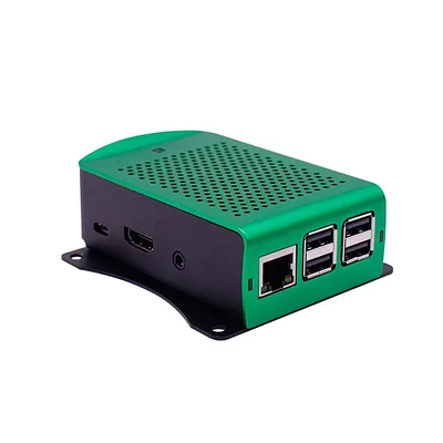 Raspberry Pi 3B+ Green aluminum case