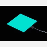 Electroluminescent (EL) Panel - 10cm x 10cm Aqua - Image 1