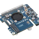 Raspberry Pi 5 PCIe to M.2 NVMe Adapter with PoE - Image 2