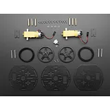 Mini 3-Layer Round Robot Chassis Kit - 2WD with DC Motors - Image 2