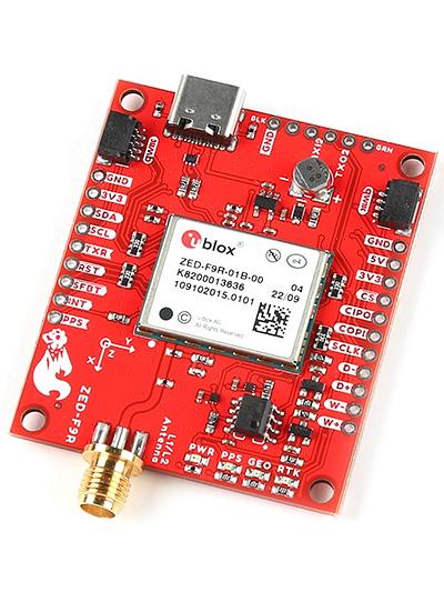 SparkFun GPS-RTK Dead Reckoning Breakout  - ZED-F9R, SMA (Qwiic)