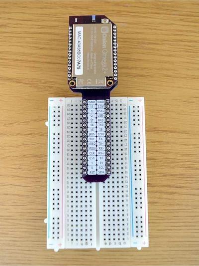 Breadboard Dock for Onion Omega2