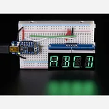 Quad Alphanumeric Display - Pure Green 0.54 Digits w/ Backpack - Image 6