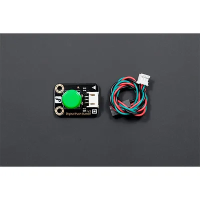 Gravity: Digital Push Button (Green)