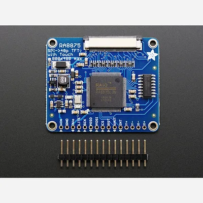 RA8875 Driver Board for 40-pin TFT Touch Displays - 800x480 Max
