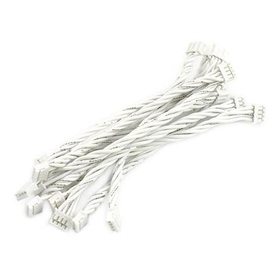 PH2.0-4P Male-to-Male Jumper Cable - 10cm (10 Pack)