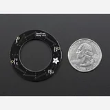 NeoPixel Ring - 12 x 5050 RGBW LEDs w/ Integrated Drivers - Warm White - ~3000K - Image 5