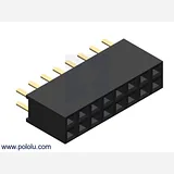 0.100 (2.54 mm) Female Header: 2x8-Pin, Straight - Image 2