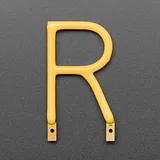 Alphabet LED Filament - Warm White Letter "R" - Image 2