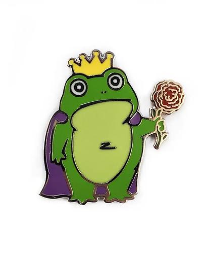 Frog Prince Enamel Pin