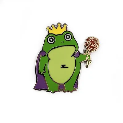 Frog Prince Enamel Pin