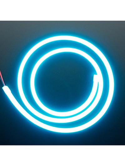 Flexible Silicone Neon-Like LED Strip - 1 Meter - Ice Blue