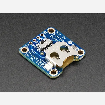 12mm Coin Cell Breakout w/ On-Off Switch