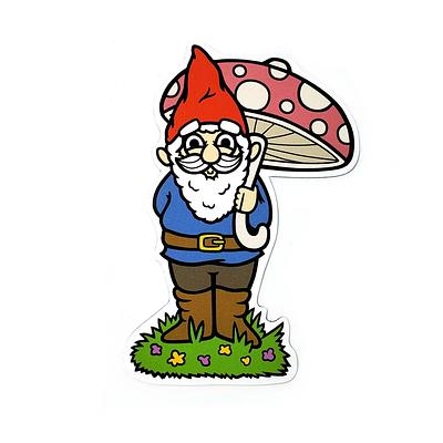 Garden Gnome Vinyl Sticker