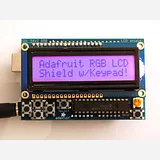 RGB LCD Shield Kit w/ 16x2 Character Display - Only 2 pins used! [POSITIVE DISPLAY] - Image 1