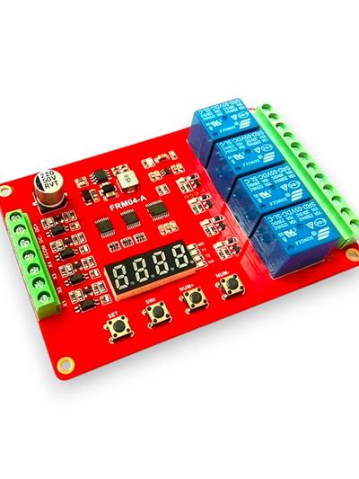 Relay Module with cycle delay timing switch self-locking and more