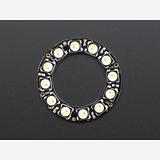 NeoPixel Ring - 12 x 5050 RGBW LEDs w/ Integrated Drivers - Warm White - ~3000K - Image 4