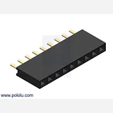 0.100 (2.54 mm) Female Header: 1x9-Pin, Straight - Image 2