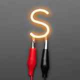 Alphabet LED Filament - Warm White Letter "S" - Image 1