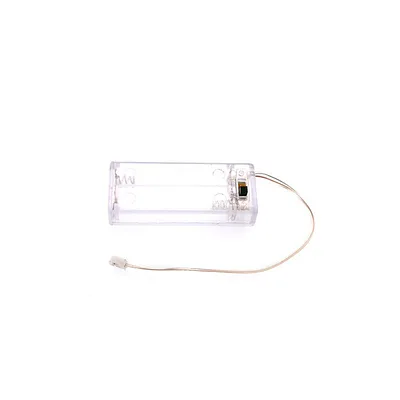 Clear Battery Box (2 x AAA batteries) for micro:bit