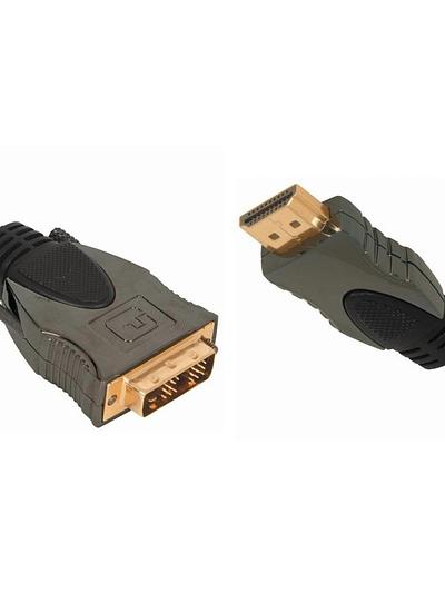 DVI-D to HDMI Cable - 1.5m