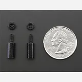 Brass M2.5 Standoffs for Pi HATs - Black Plated - Pack of 2 - Image 5