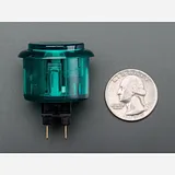Arcade Button - 30mm Translucent Green - Image 3