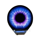 Round 0.71" LCD Display Module - 160x160, SPI, 65K Colors - Image 1
