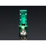 Illuminated Toggle Switch with Cover - Green - Image 4