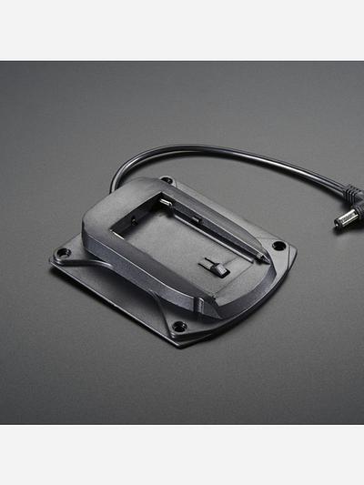 Camcorder Battery Holder/Adapter for Sony NP-F750 w/ DC Jack
