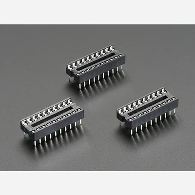 IC Socket - for 20-pin 0.3 Chips - Pack of 3