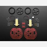 Mini Round Robot Chassis Kit - 2WD with DC Motors - Image 2