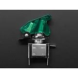 Illuminated Toggle Switch with Cover - Green - Image 5