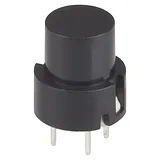 Black Snap Action Keyboard Switch - PCB Mount - Image 1