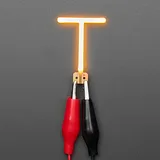Alphabet LED Filament - Warm White Letter "T" - Image 1