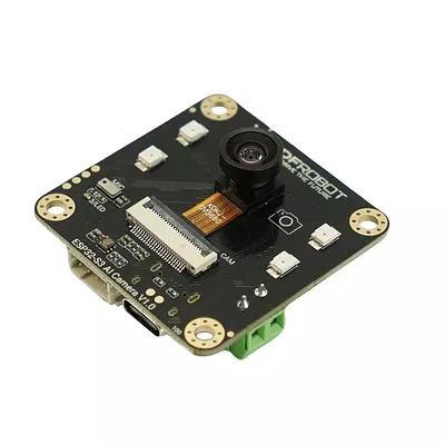 ESP32-S3 AI Camera Module (Edge Image Recognition, Night Vision, ChatGPT Voice Interaction)