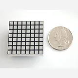 Small 1.2 8x8 Bi-Color (Red/Green) Square LED Matrix - Image 4
