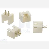 2.5 mm JST XH-Style Shrouded Male Connector: 2-Pin, Straight (4-Pack) - Image 2