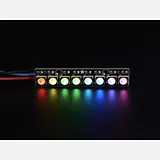 NeoPixel Stick - 8 x 5050 RGBW LEDs - Cool White - ~6000K - Image 4