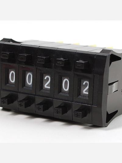 Mechanical Decade Counters - Large Size - Pack of 5