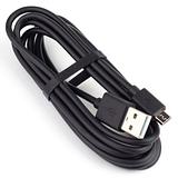 USB A to microB cable - Black - 10cm - Image 2