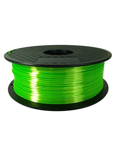 Silk-Like PLA Filament 1.75mm, 1Kg Roll - Green