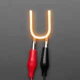 Alphabet LED Filament - Warm White Letter "U" - Image 1