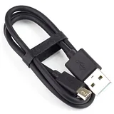 USB A to microB cable - Black - 10cm - Image 4