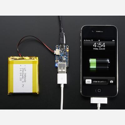 PowerBoost 500 Charger - Rechargeable 5V Lipo USB Boost @ 500mA+